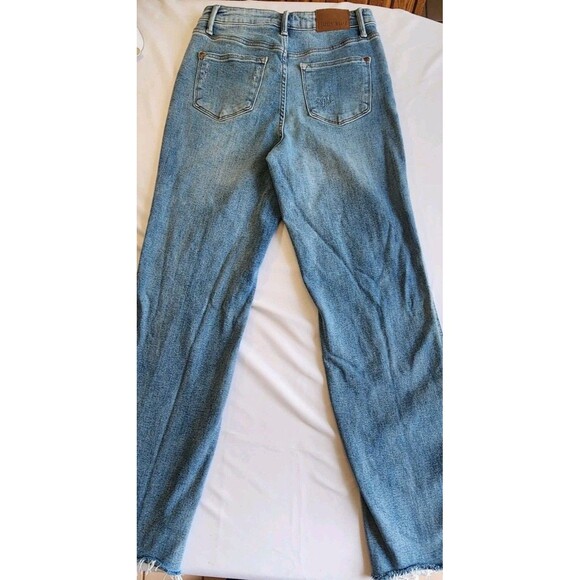 Judy Blue Women’s Jeans Size 0 / 24 Distressed Straight Leg 00s Vintage Wash - Picture 12 of 16
